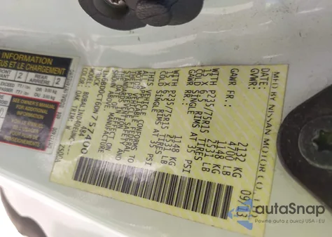 2013 Nissan Frontier S z USA, uszkodzony, nr VIN 1N6BD0CT6DN757400